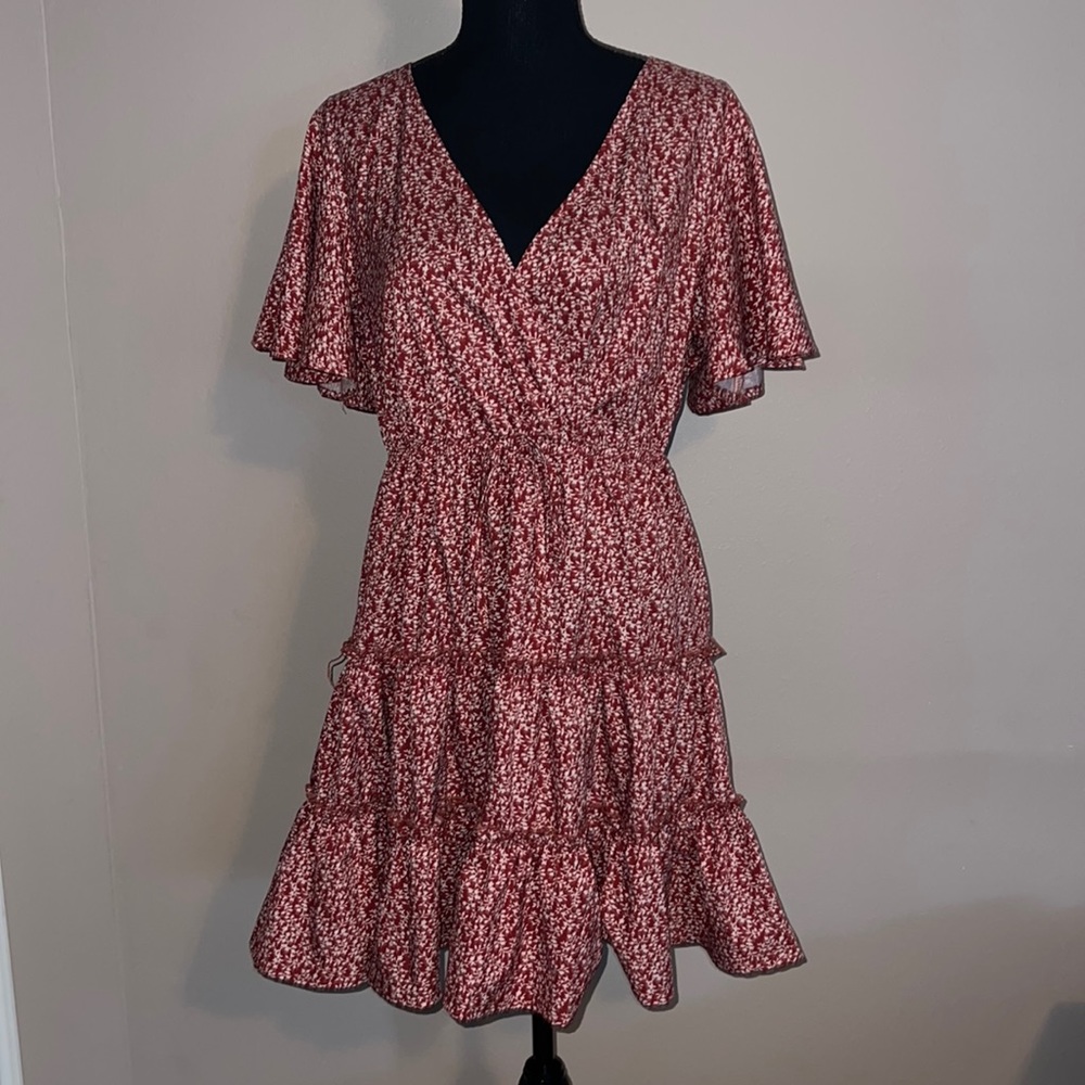 Shein - floral dress - size large